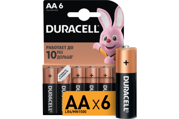 Элемент питания R06 (AA) Duracell Basic
