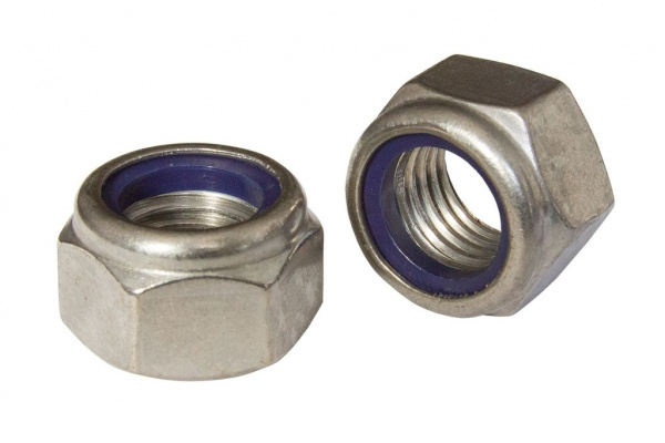 Гайка с нейлоновым кольцом DIN 985, М5 (2000шт)