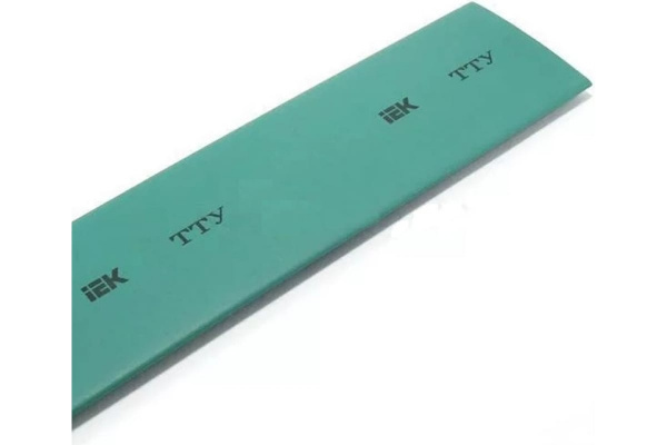 Трубка термоусаживаемая ТТУ 20/10 зеленая (1м) IEK UDRS-D20-1-K06