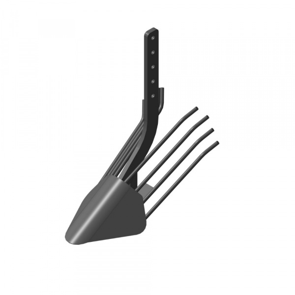 Картофелекопалка усиленная, стойка 12х500 мм.  ширина 275 мм. без сцепки FORZA 01.03.31 (КМБК 12.500