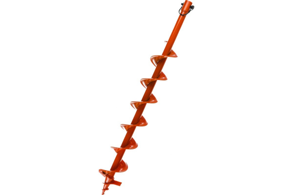 Шнек CARVER для грунта 100х800х20мм GDB-100 (однозаходный,неразборный) 1.9кг