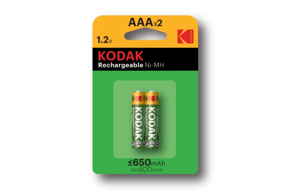 Аккумуляторная батарея HR03 (AAA) NI-MH 650мАч Kodak