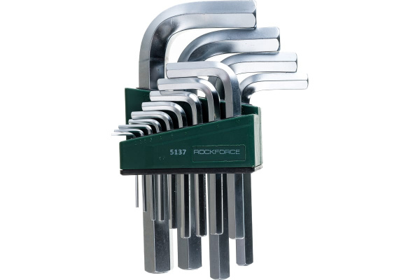 Шестигранники, 2-19 мм, 13пр. угловые ROCKFORCE RF-5137