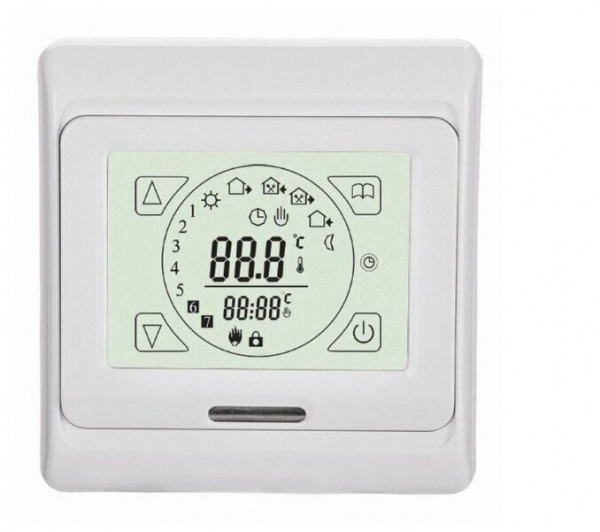 Терморегулятор электронный программируемый белый E91.716