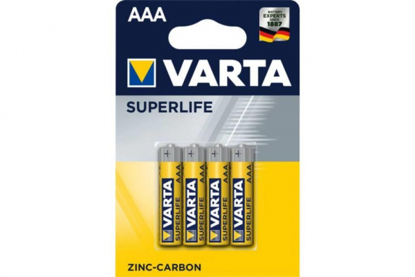 Элемент питания R03 (AAA) VARTA SuperLife