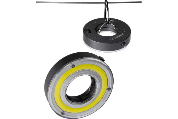 Фонарь кемпинговый походный КОСМОС (KOC601B), 5Вт COBLED, 3xAAА, корпус ABS-пласти, карабин