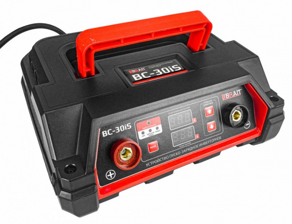 Устройство пуско-зарядное BRAIT BC- 30iS (610Вт, 12В,5-200А,заряд 60A,пуск 200A) 4.9кг (21.07.2023)