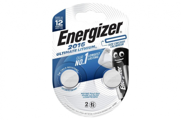 Элемент питания CR2016 Energizer