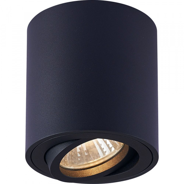 Светильник накладной Feron поворотный (спот) GU10 max 35W черный 80x80x84 ML179