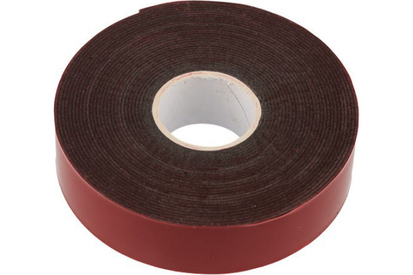 Двухсторонний скотч REXANT, серый, на HBA акриловой основе, 20 мм, ролик 5 м