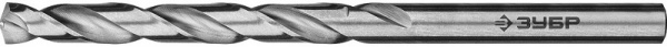 Сверло по металлу 7,5х109мм ЗУБР ПРОФ-А, сталь Р6М5, класс А