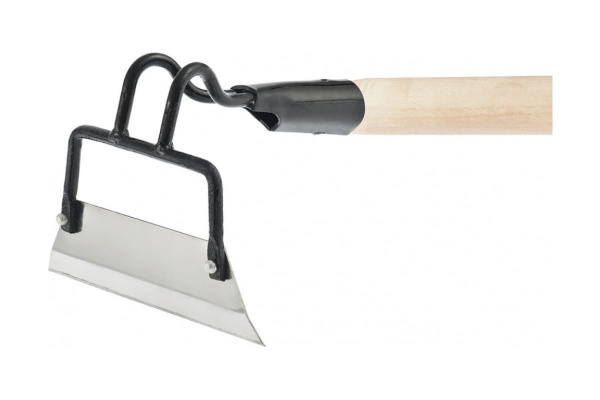 Мотыга из нержавеющей стали с черенком 200х50мм