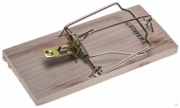 Мышеловка деревянное основание средняя "standard" stayer