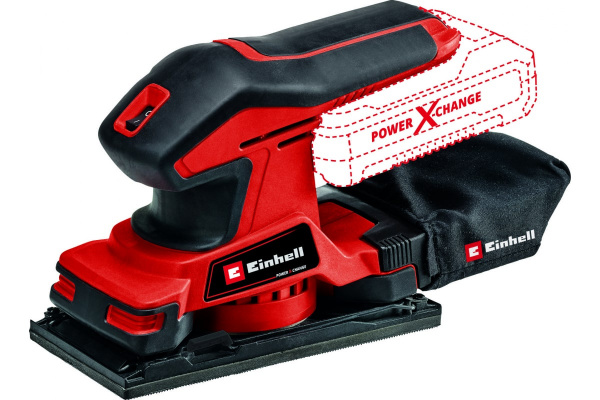 Шлифмашина вибрационная аккумуляторная Einhell PXC TC-OS 18/187 Li- Solo