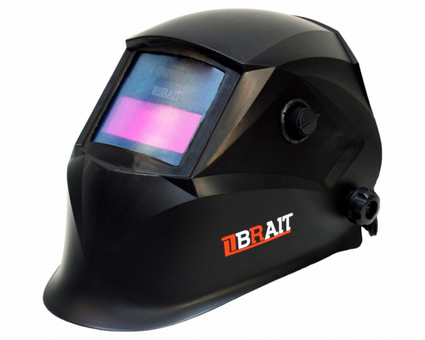 Маска сварщика BRAIT BR ST400 Хамелеон (9-13DIN,экран 91х39мм,солн.бат.,АСФ-400) 0.5кг