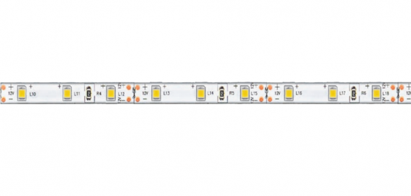 Светодиодная лента Feron 60SMD(2835)/m 4.8W/m 12V IP65 5м, белый на белом основании, LS604 27638