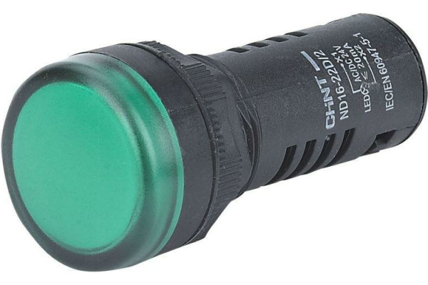 Индикатор ND16-22D/2 зеленый AC/DC230В (R) 593077 Chint