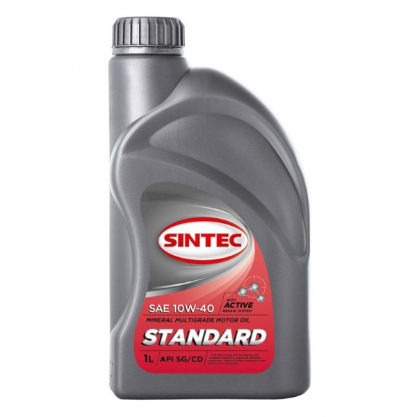 Масло SINTEC Стандарт SAE10W40 API SG/CD 1л.