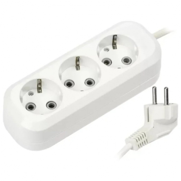 Удлинитель Smartbuy, 3 гн. 5 м с з/к ПВС 3х1 3500Вт