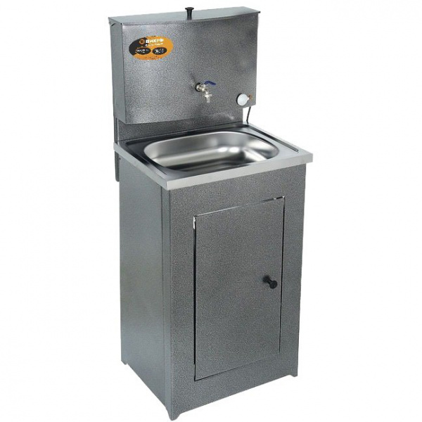 Умывальник дачный серебро с подогревом Вихрь