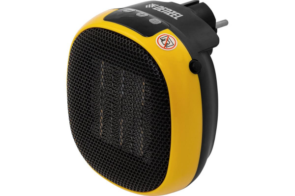 Портативный керамический тепловентилятор Denzel dtfc-700, 3 режима