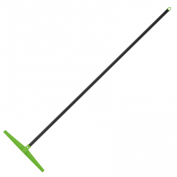 Грабли пластиковые, 430 мм, 13 прямых зубьев, металлический черенок// Сибртех