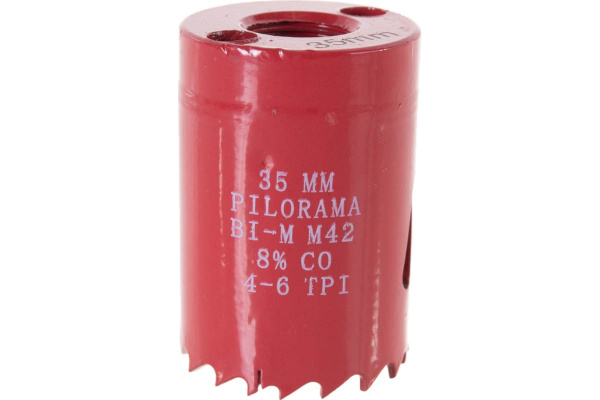 Коронка Pilorama 35мм, Bi-Metall 8%Co.