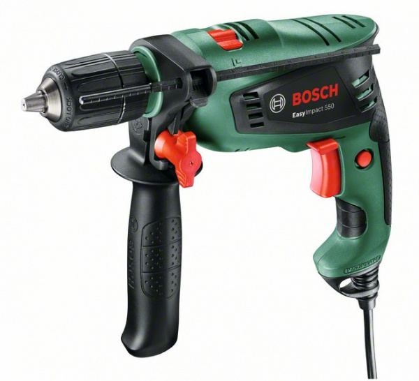 Дрель ударная 550Вт; 33000уд/мин; 3000об/мин Bosch EasyImpact 550 0603130020