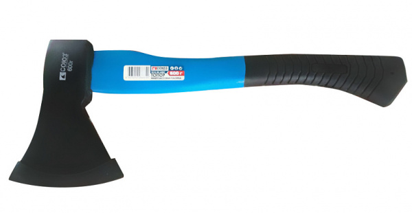 Топор с обрезиненной рукояткой СОЮЗ 600 гр, 1015-05-600С