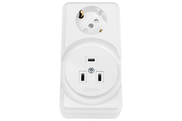 Розетка Bylectrica к электроплите + 1-местная розетка с/з контактом ОУ комбинированная БРА32-016