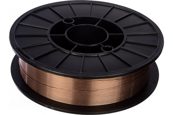 Проволока сварочная омедненная Св08Г2С, ER70S-6, НАКС ф.1,0 5кг TOPWELD (упаковка)