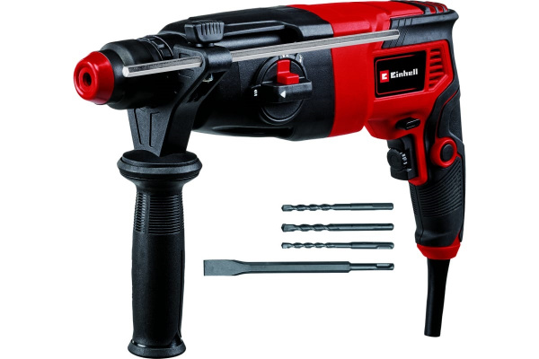 Перфоратор Einhell TC-RH 620 4F,SDS-plus, 3 режима, 620Вт, 2.2Дж, кейс +3 бура,1 зубило