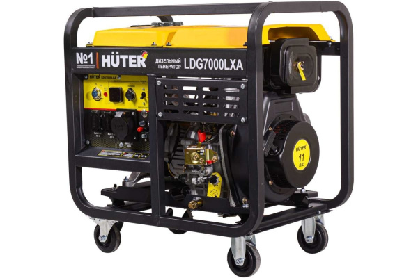 Электрогенератор дизельный LDG 7000LXА Huter 64/2/8