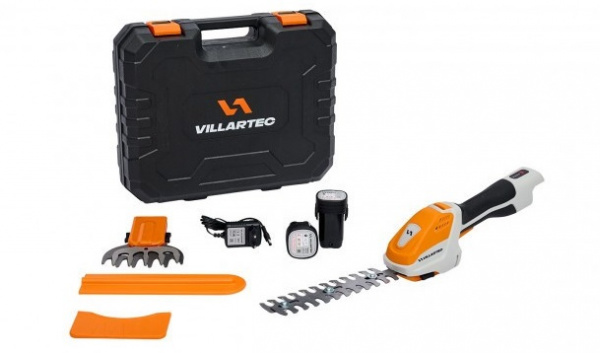 Ножницы аккумуляторные садовые Villartec HA1462 (HSA) в кейсе, в к-те 2 шт АКБ и ЗУ
