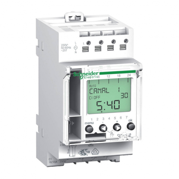 Реле времени электронное IHP 1C 24ч+7дней 1канал Acti9 System Electric
