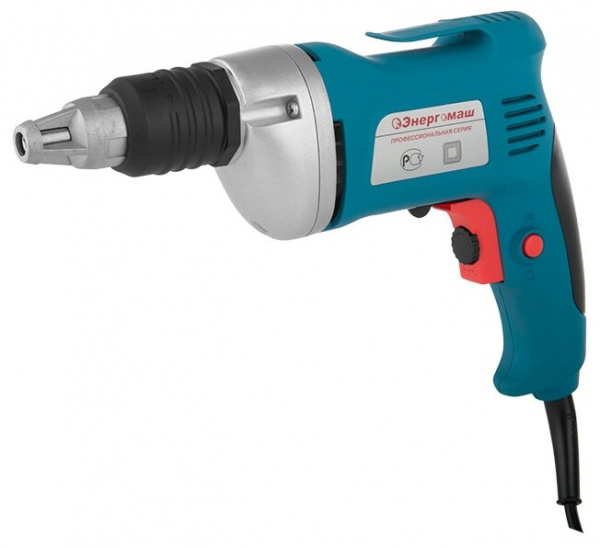 Электрический шуруповерт Энергомаш, 810 Вт, проф. ДУ-2181П