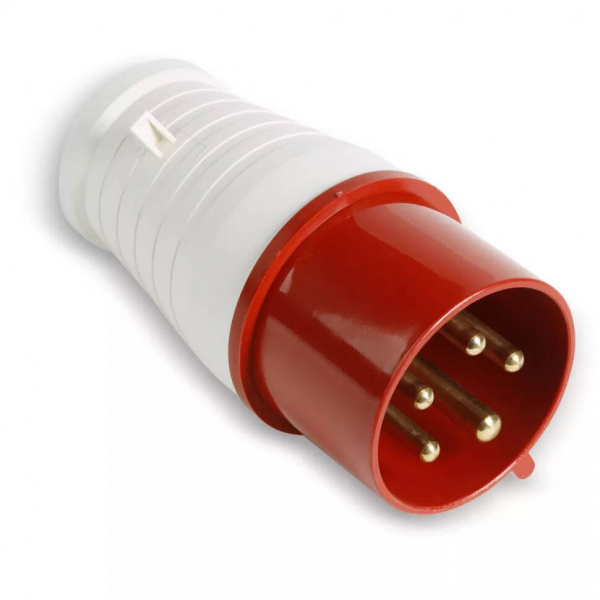 Вилка переносная 025 32А 380В 3P+PE+N IP44 Smartbuy
