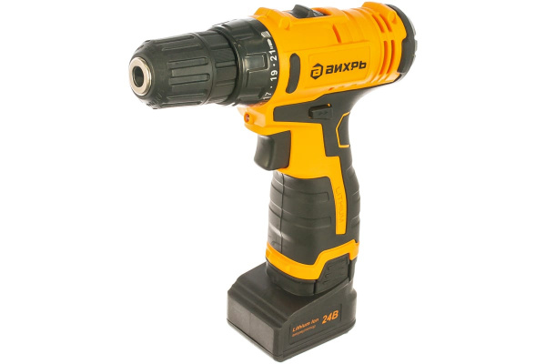 Дрель-шуруповерт аккумуляторная ДА-24Л-2к Вихрь