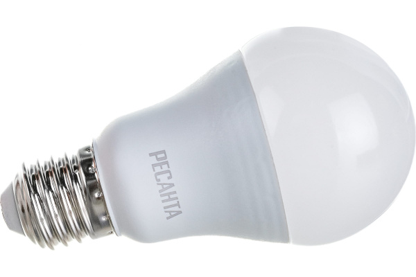 Лампа светодиодная Ресанта LL-R-A60-13W-230-4K-E27 (груша, 13Вт, нейтр., Е27)
