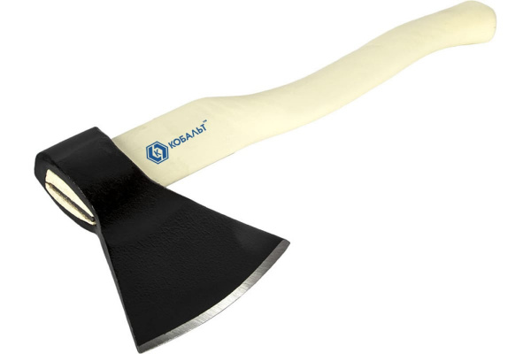 Топор плотницкий КОБАЛЬТ 1400г, деревянная рукоятка (МАСТЕР)