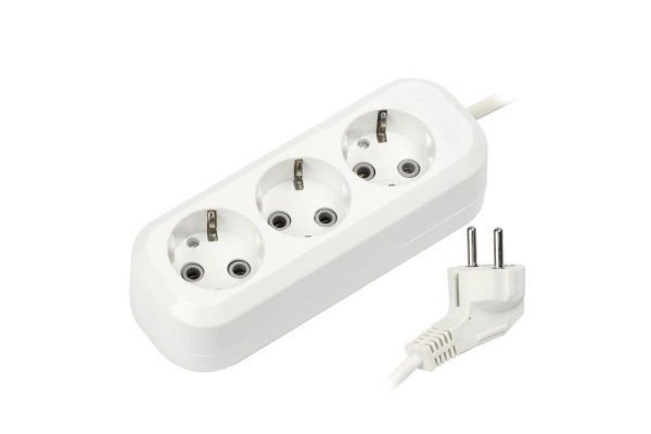 Удлинитель Smartbuy, 3 гн. 3 м с з/к ПВС 3х1 3500Вт