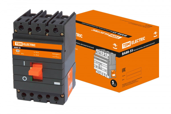 Автоматический выключатель ВА88-35 3Р/100А 35кА TDM