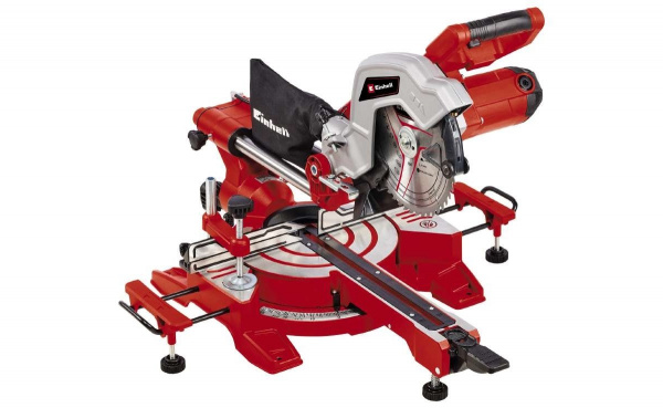 Пила торцовочная Einhell TC-SM 216, 1600Вт, 216х30мм, пропил 65х305мм, лазер, диск 48 зб