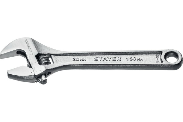 Ключ разводной, 150 / 20 мм, STAYER