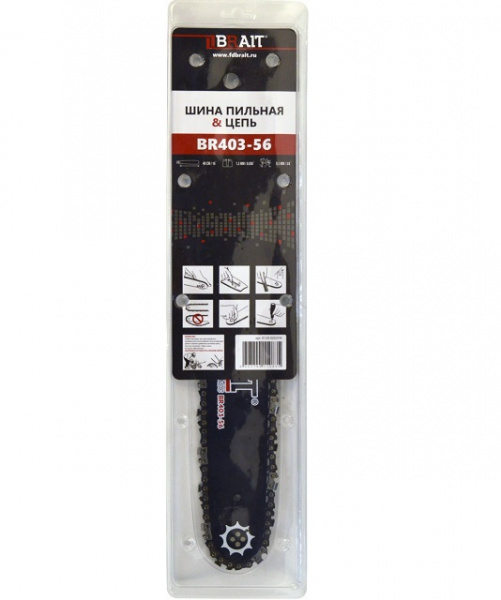 Набор шина + цепь BRAIT 403 16"/40см (3/8-1.3-А041) 56зв. Partner