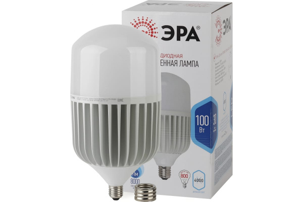 Лампа светодиодная ЭРА LED T160 100Вт E27/E40 4000К POWER
