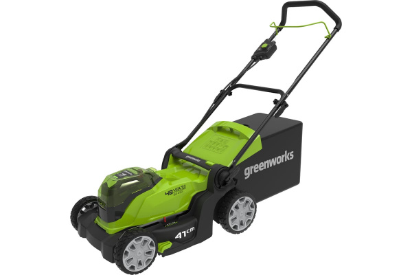 Газонокосилка аккумуляторная Greenworks G24X2LM41, 2х24V, 41 см, без АКБ и ЗУ