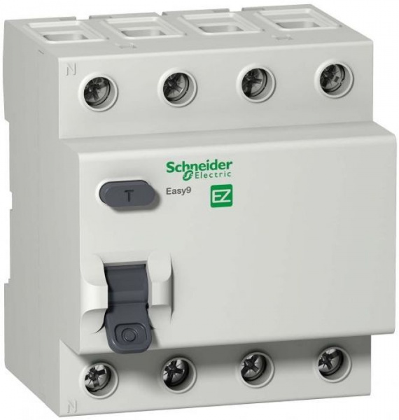 Устройство защитного отключения УЗО 3Р+N 40А 100mA Easy9 System Electric