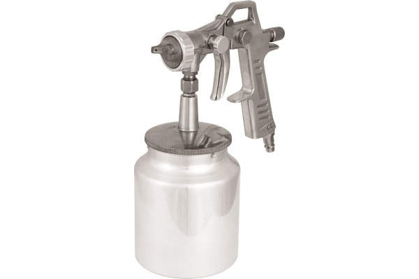 Краскопульт пневматический Einhell, 1 л, сопло 1,5 мм, нижн. бак