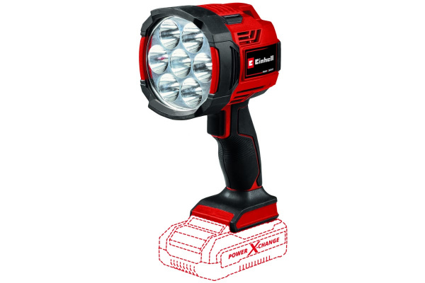 Фонарь аккумуляторный Einhell PXC TE-CL 18/2500 LiAC-solo 18 В / 12 В (авто), 2500 Лм